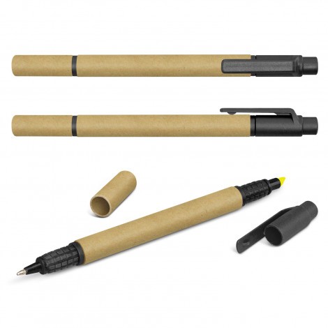 Eco Retractable Highlighter Pens