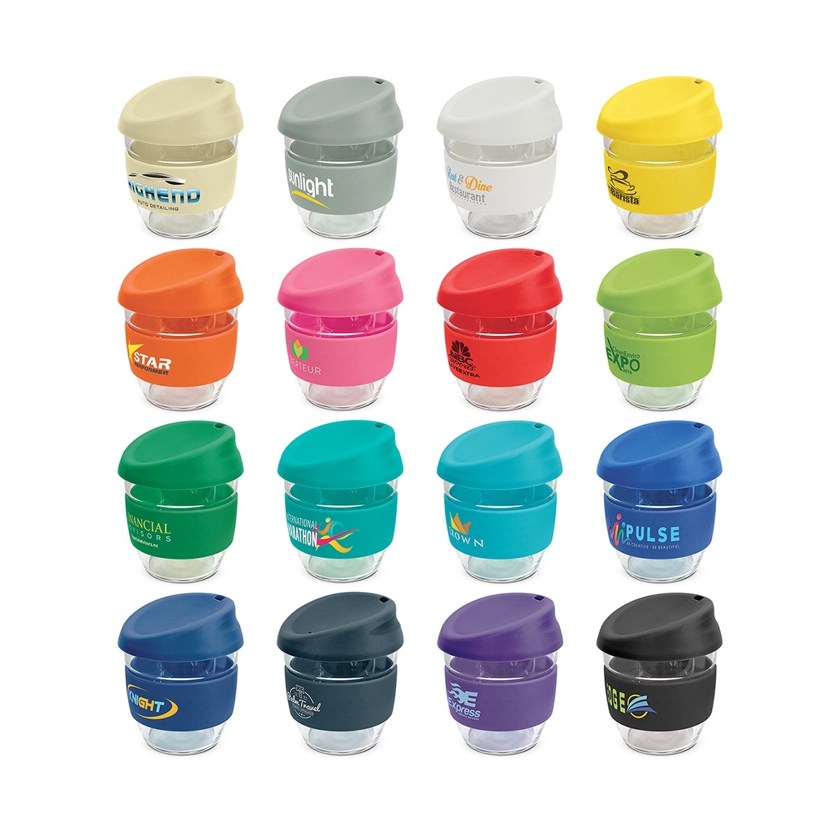 Ailey Borosilicate 250mL BPA-Free Cups