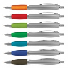 Silvex Silver Retractable Ball Pens