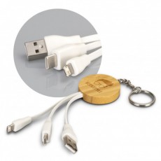 Eco Charger Cable Key Rings - Rounds