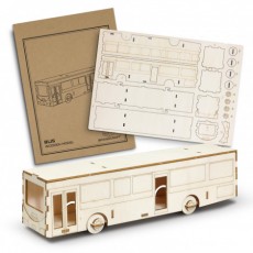 Wooden Bus Model