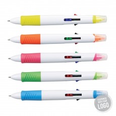 Concord Plastic Ball Pens w Highlighter