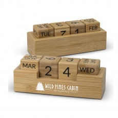 Custom Bamboo Desk Calendars