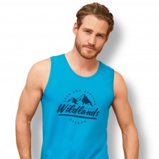 Mens Promotional Sports Tank Tops Blue