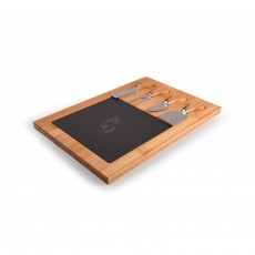Gourmet Bamboo Cheese Boards w/ Removable Slate