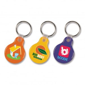 Round Flexi Resin Key Ring