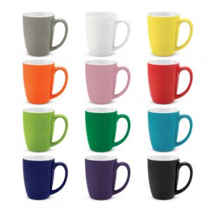 Colourful Stoneware Mugs Personalised 330ml