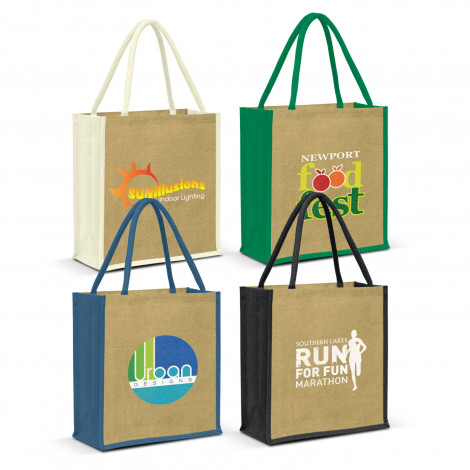 Nyla Jute Tote Bags - Image 2
