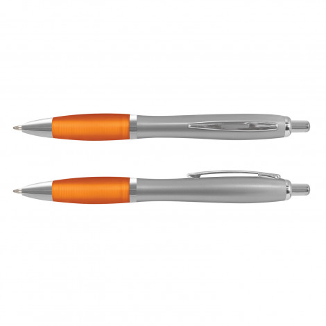 Silvex Silver Retractable Ball Pens - Image 3