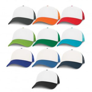 White Panel Promotional Trucker Caps Mesh
