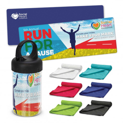 Active Cooling Towel with Tube