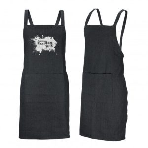 Phoenix Printed Denim Apron