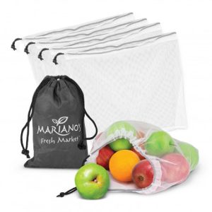 Eco-Friendly Polyester Drawstring Produce Bags
