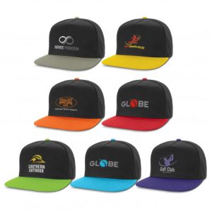 Crosswind Flat Peak Caps