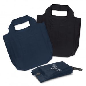 Logo Printed Pocket Folding Shopper Bags