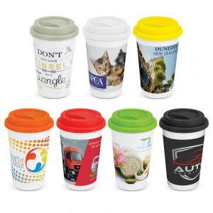 Full Colour Ceramic Coffee Cups 350ml