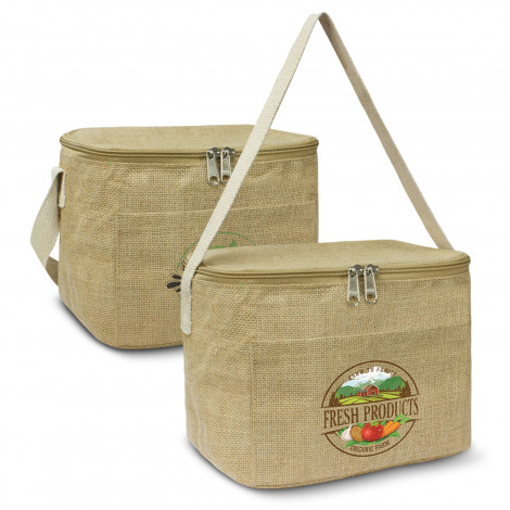 Mini Jute Cooler Bags With Logo