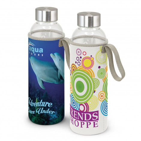 600ml Glass Bottle With Full Colour Sleeve