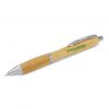 Aquilis Bamboo Chrome Ball Pens - Image 2