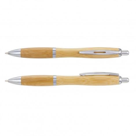 Aquilis Bamboo Chrome Ball Pens