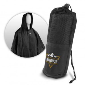 Reusable Logo Emblazoned Rain Ponchos