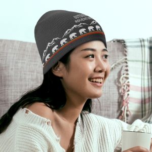 Yolo Jacquard Knitted Beanies