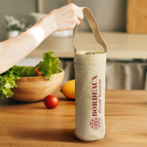 Simon Natural Cotton Wine Totes