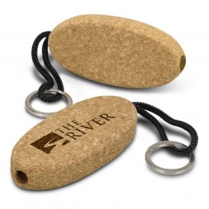 Eco-Friendly Natural Cork Keyrings With Logo