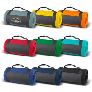 Thredbo Logo Branded Fleece Blankets