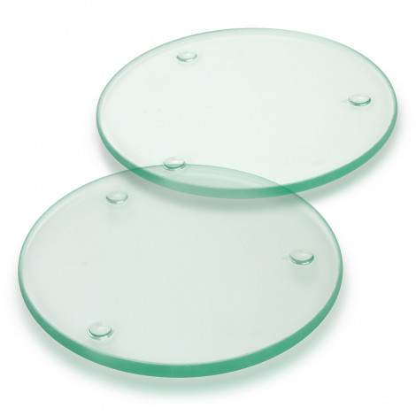 Tuscany Glass Round Coasters - Set of 2 - Image 3