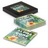 Lombardy Glass Square Coasters - Set of 4 - Image 2