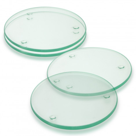 Sicily Glass Round Coasters Set of 4 - Image 3