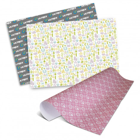 Custom Decorated Wrapping Paper Sheets