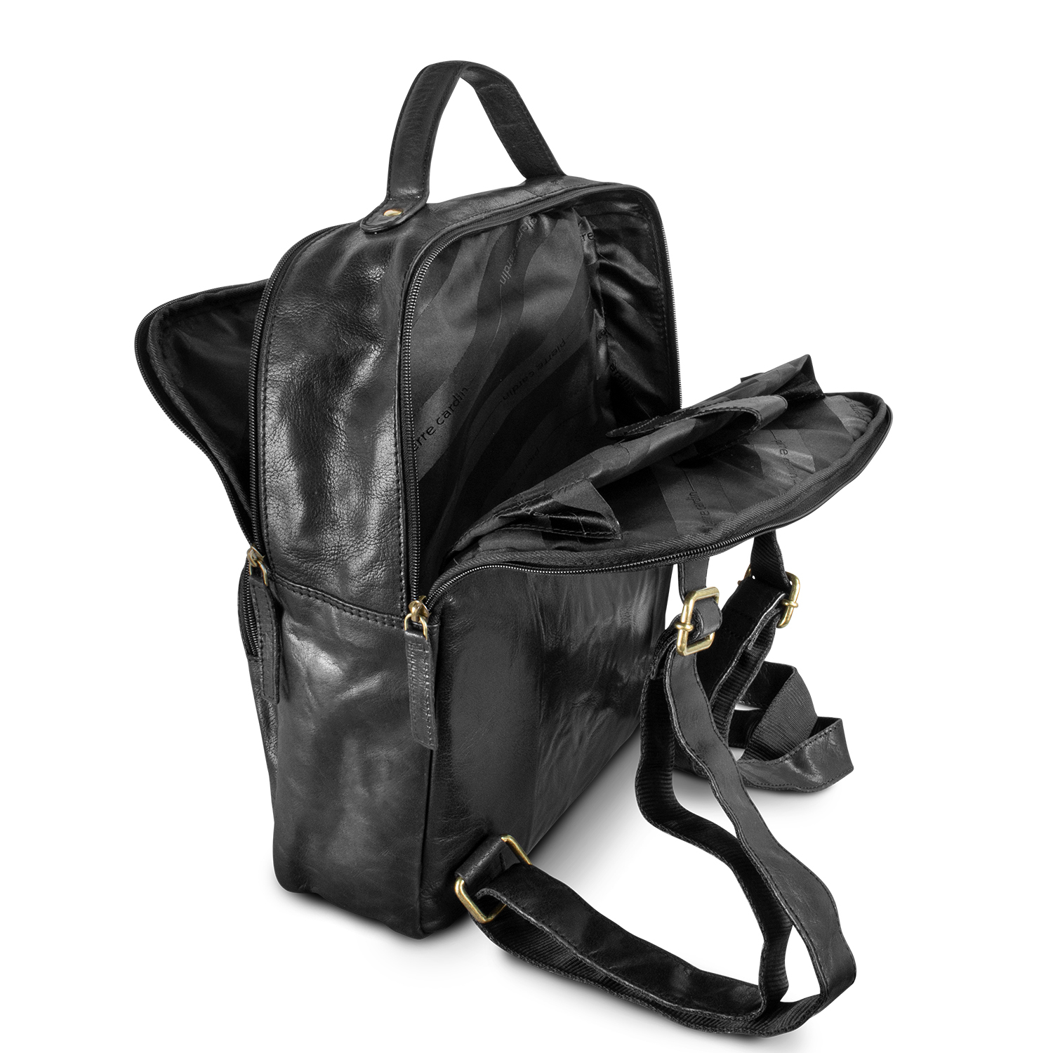 Pierre Cardin Leather Backpacks - Image 5