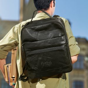 Pierre Cardin Leather Backpacks