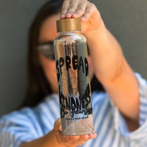 Maxi Glass Bottles Bamboo Lid