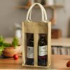 Amell Jute Double Wine Carriers