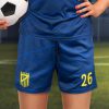 Elastic Waist Womens Soccer Shorts - Image 4