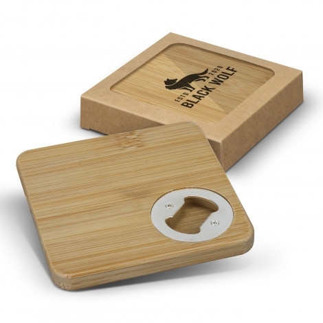 Bamboo Square Coasters - Image 2