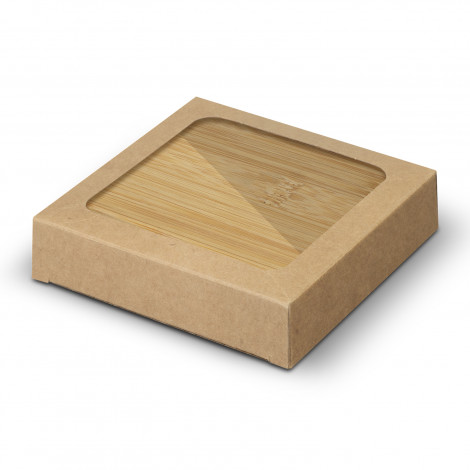 Bamboo Square Coasters - Image 4