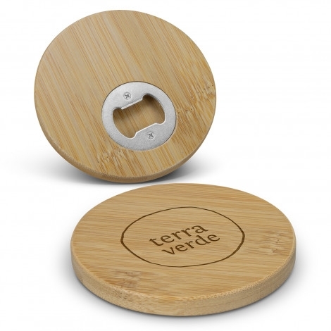 Bamboo Round Opener Coaster - Image 2
