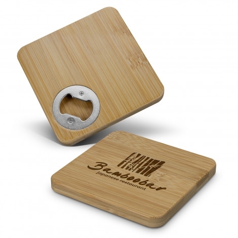 Bamboo Square Opener Coaster - Image 2
