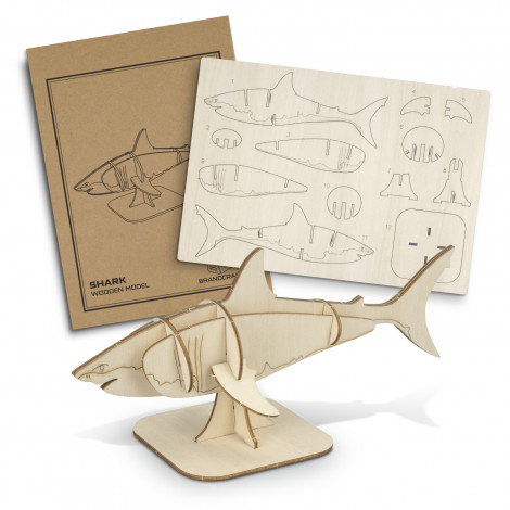 Wooden Shark Model