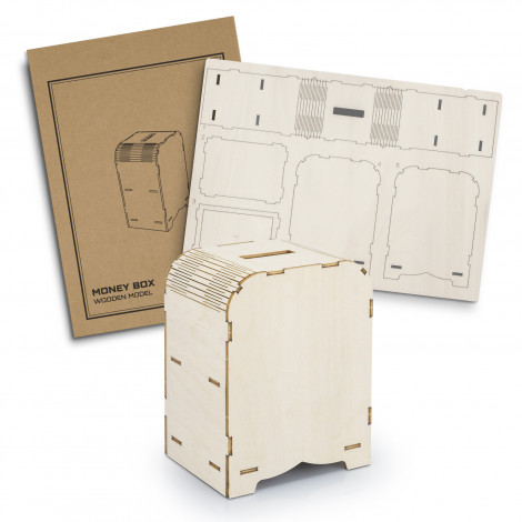 Wooden Money Box Model