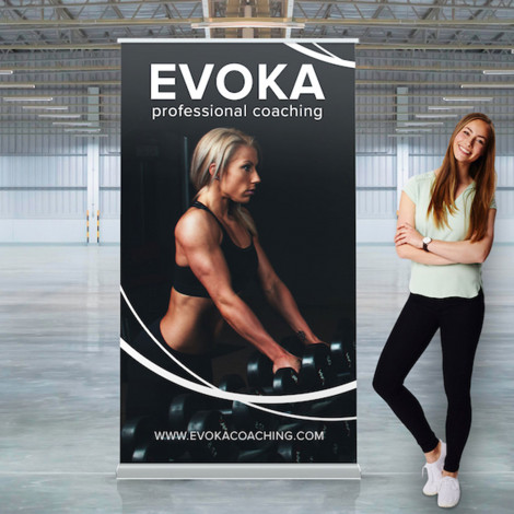 Luxury Pull-Up Banner - Wide