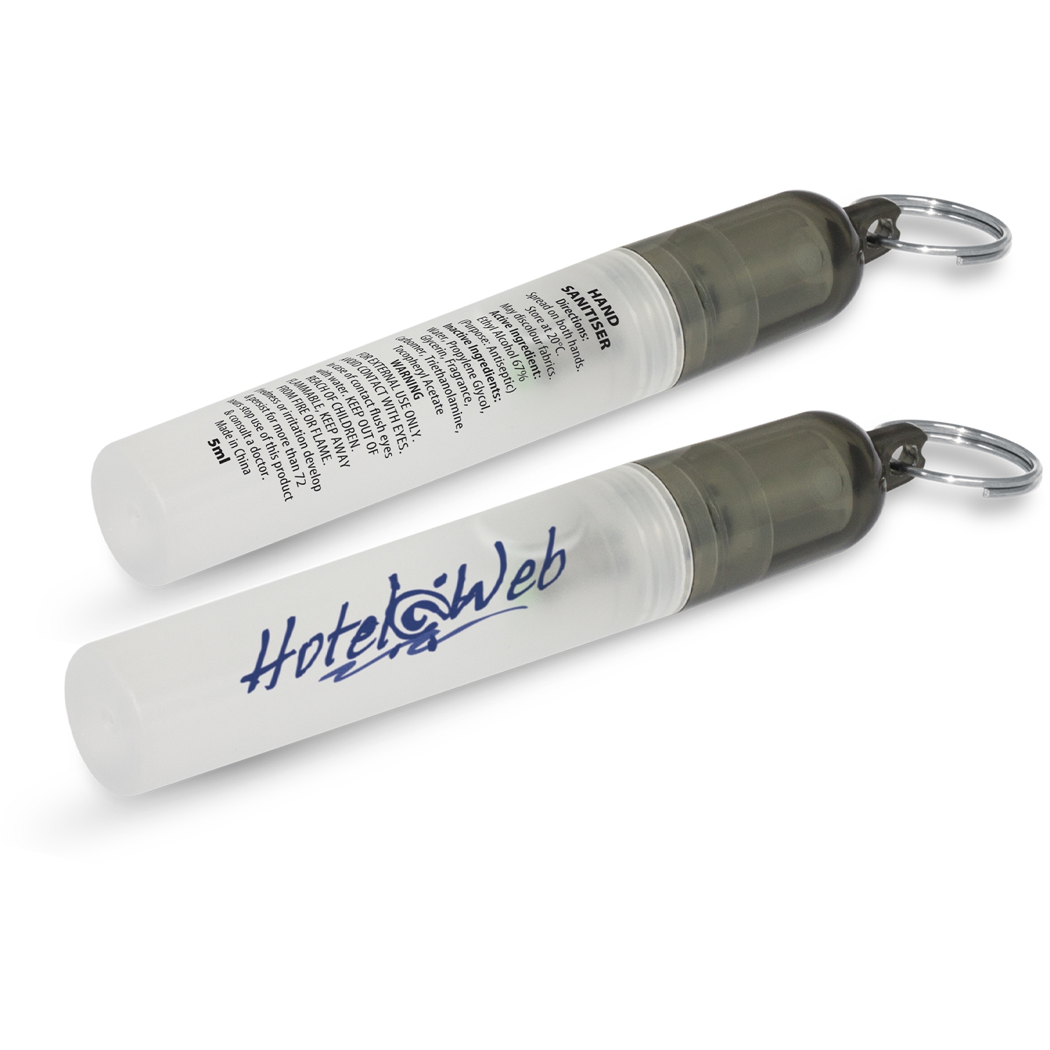 Mini Sanitiser Key Rings