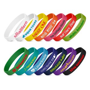 Embossed Kids Wristbands - Embossed