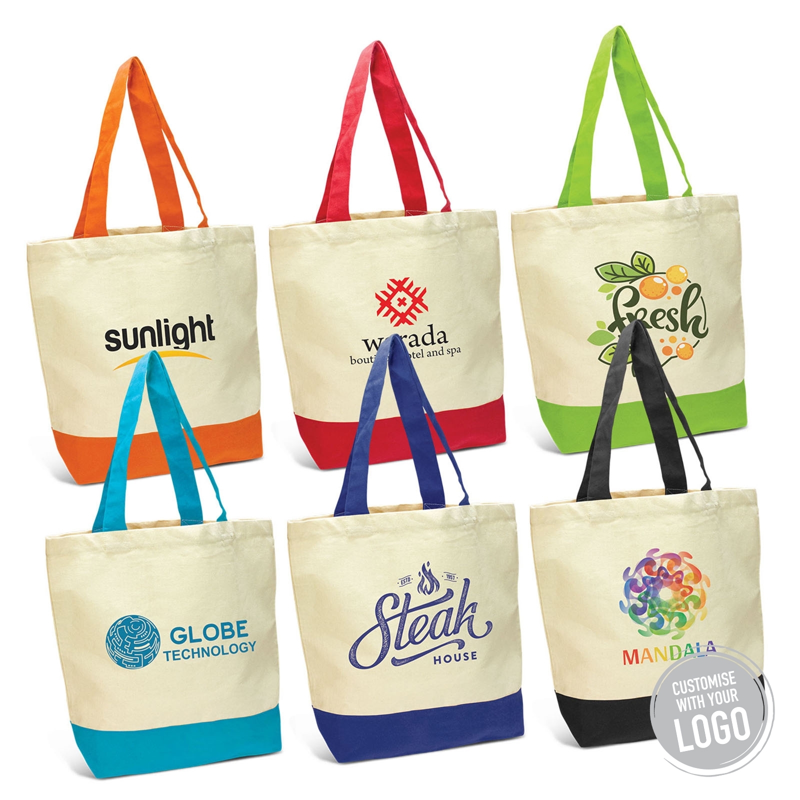 Ackerly Two-Tone Totes