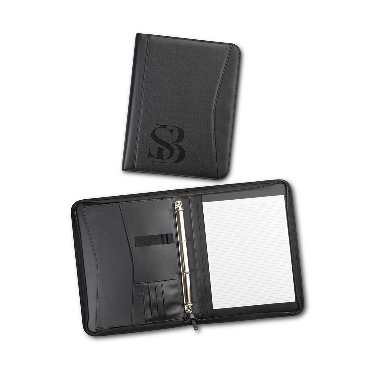 Aldrans A4 PU Zippered Portfolios