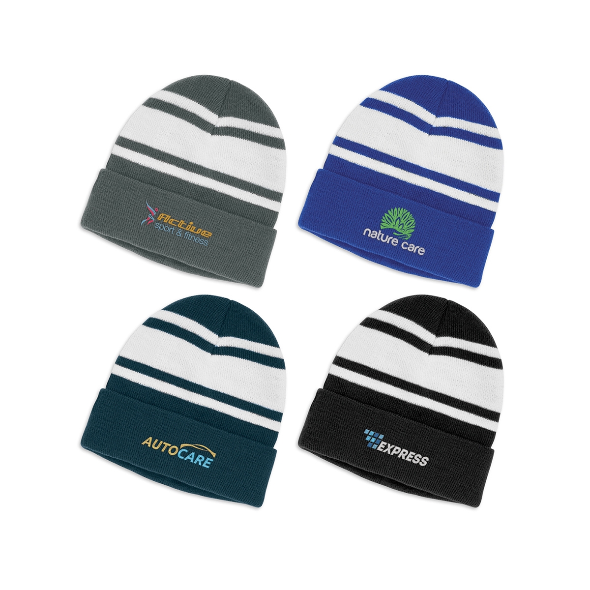 Commodore Acrylic Knit Beanies - Image 2